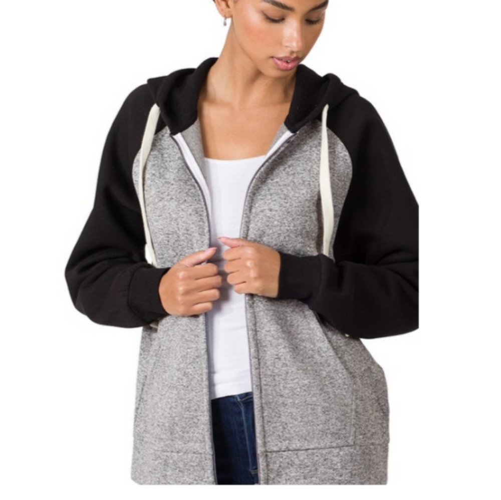Fleece Lined Zip-Up Jacket